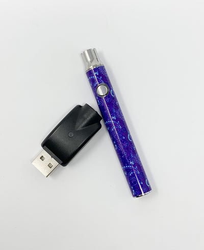 510 Threaded Battery Blue Paisley Starter Kit