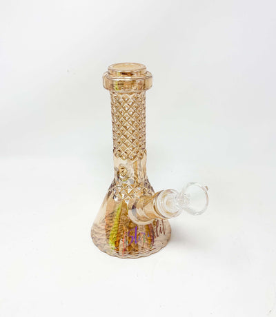 StayLit Design Amber Crystal Vase Water Pipe/Bong