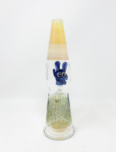 Guru Glass Crushed Opal Monster Lamp Heady Glass Water Pipe/Rig