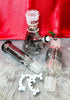 Cheech 23in Black Paisley Detachable Glass Water Pipe/Bong