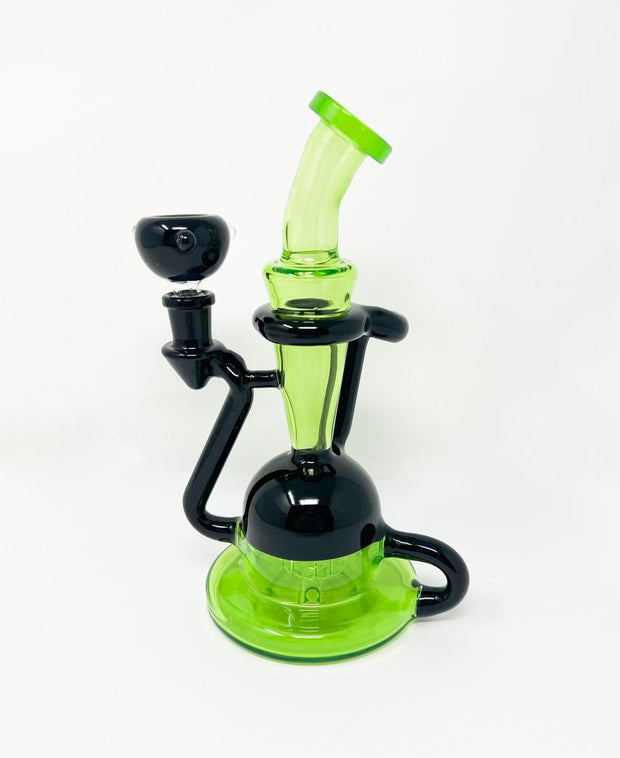 Slime 8in Recycler Water Pipe/Dab Rig