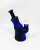 Blue Black Camo Silicone Water Pipe/Bong